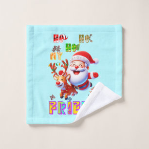 Ho Ho Ho My Dear Friend Wash Cloth