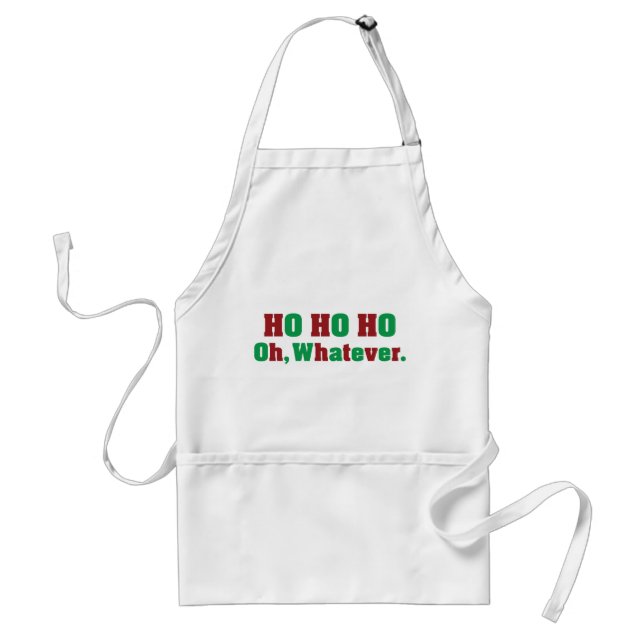 Ho Ho Ho Oh Whatever Standard Apron (Front)