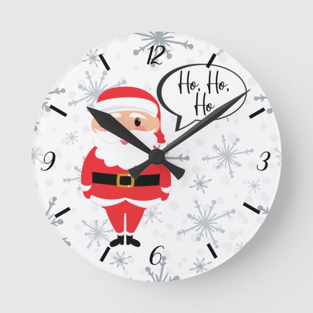 Ho, Ho, Ho Père Noël Horloge (Recto)