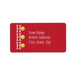 HO-HO-HO - personalized address label