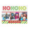 Ho Ho Ho Photo Collage Modern Holiday Card