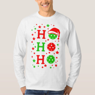 Ho, Ho, Ho Pickleball Christmas T-Shirt