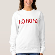 Ho Ho Ho Red Christmas Sweatshirt