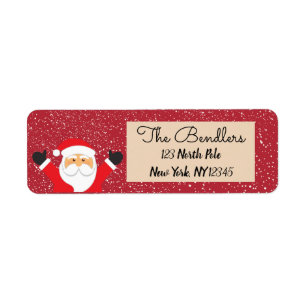 Ho! Ho! Ho! Return Address Label
