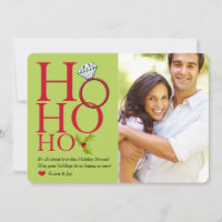 Ho Ho Ho Ring Carte photo de vacances