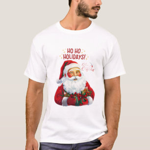 Ho Ho Ho Santa Claus - Festive Christmas T-Shirt
