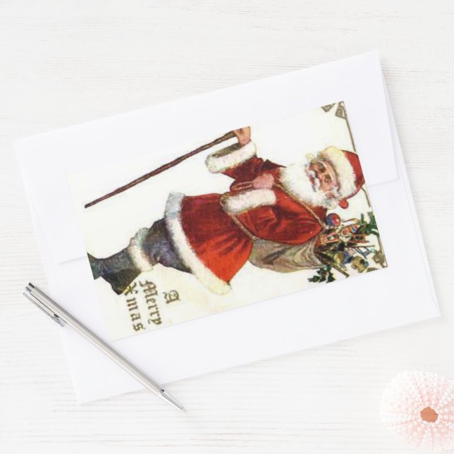 Ho Ho Ho Santa Claus Sticker (Envelope)
