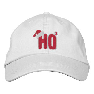 Ho Ho Ho Santa Nerd Embroidered Hat