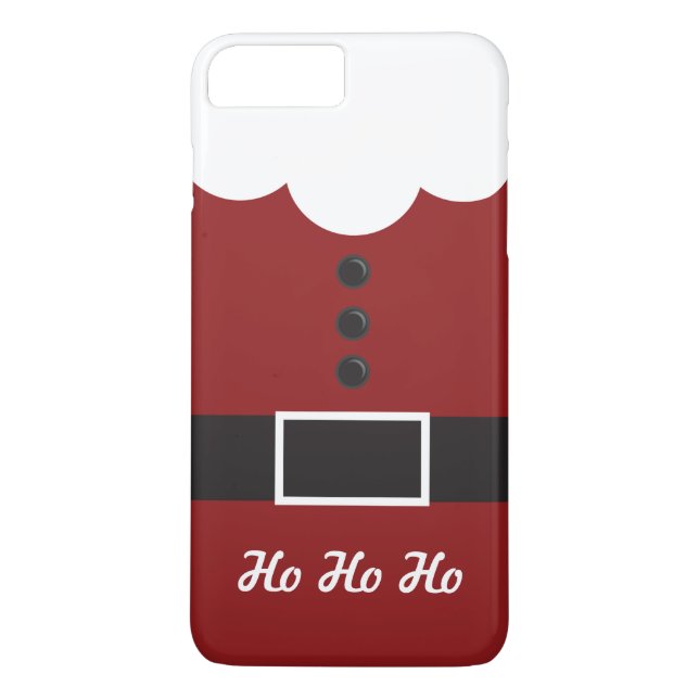 Ho Ho Ho Santa Suit Christmas iPhone 7 Plus case (Back)