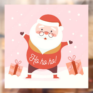 Ho Ho Ho Santa Window Cling