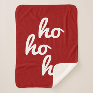 Ho-ho-ho Sherpa Blanket