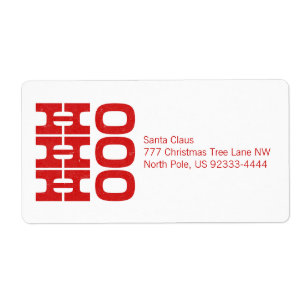 Ho Ho Ho (style presse-lettres)