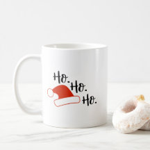 Ho, Ho, Ho tasse de café de Noël de casquette de