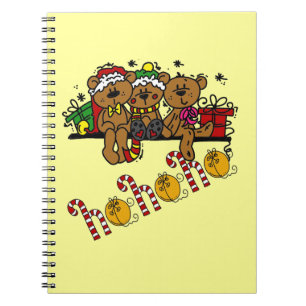 Ho Ho Ho Teddy Bears Notebook