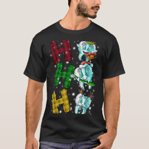 Ho Ho Ho Teeth Santa Claus Dentist Ugly Christmas  T-Shirt