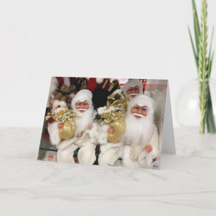 HO HO HO TO MY TWIN AT CHRISTMAS HOLIDAY CARD