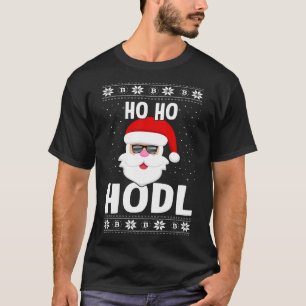 Ho Ho Hodl Crypto Christmas Santa Cryptocurrency X T-Shirt
