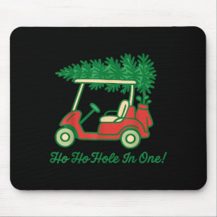 Ho Ho Hole In One Santa Golf Christmas Holiday Gol Mouse Pad
