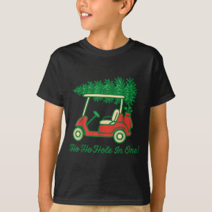 Ho Ho Hole In One Santa Golf Christmas Holiday Gol T-Shirt