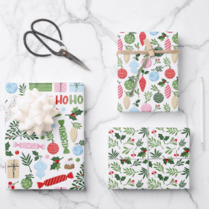 Ho Ho Holly Envelopper les feuilles de papier