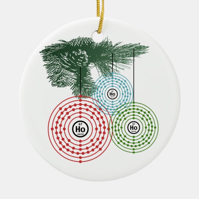 Ho Ho Holmium - Ornament (Front)