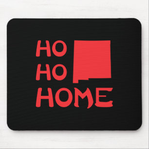 Ho Ho Home New Mexico Santa Christmas Holiday  Mouse Pad