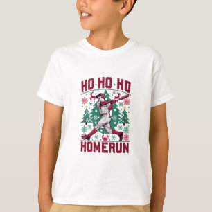 Ho Ho Homerun Baseball Ugly Christmas Sweater