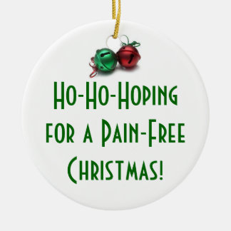 Ho-Ho-Hoping... Ceramic Ornament