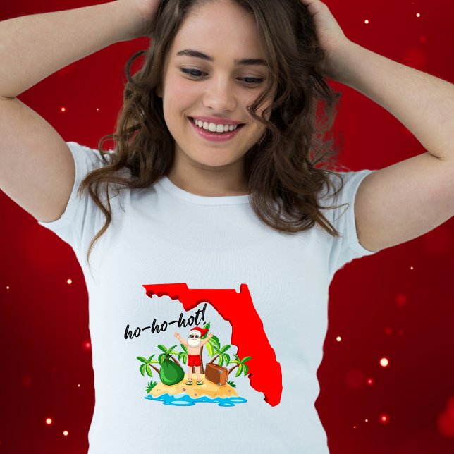 ho-ho-hot! Florida Funny Christmas Winter T-Shirt (Creator Uploaded)