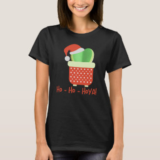 Ho-Ho-Hoya Cute Funny Christmas Santa Plant  T-Shirt