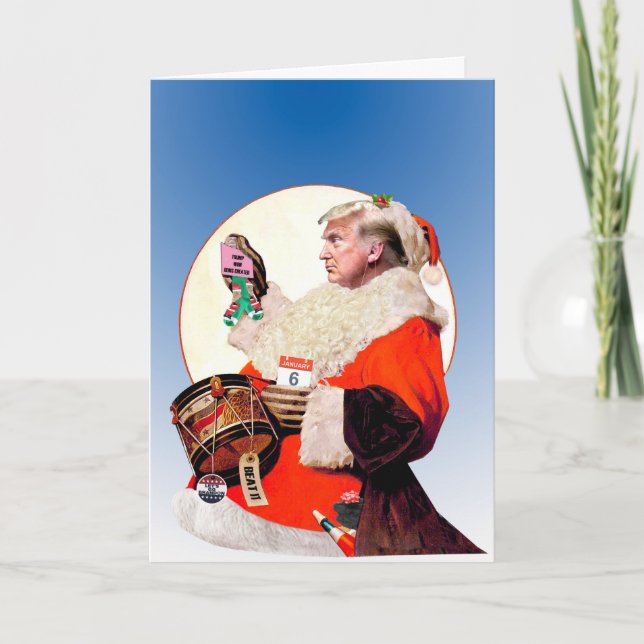 Ho Ho NO Christmas Card (Front)
