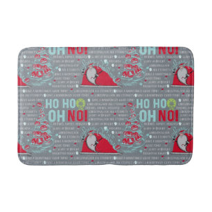 Ho Ho Oh No   Santa Claus Bath Mat
