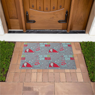 Ho Ho Oh No   Santa Claus Doormat