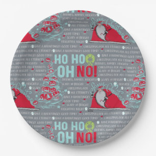 Ho Ho Oh No   Santa Claus Paper Plate