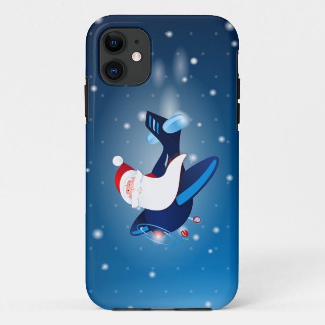 Ho ho ! Père Noël dans l'avion, coque iPhone5 (Dos)