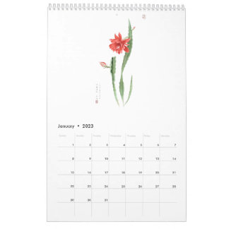 Ho Mang Hang, Botanical Art 2023 Calendar