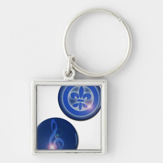 Ho oponopono key ring Flower of Lily and Sun Key (Front)