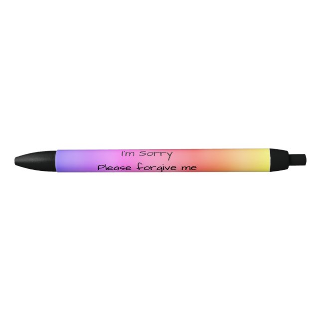 Ho’oponopono Writer's Stress Removal Black Ink Pen (Front)