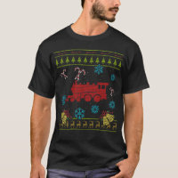 HO Scale Train Christmas Ugly Sweater Toy Train