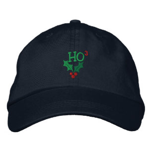 Ho Times Three Embroidered Hat