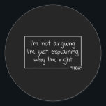 Hoa Gift Quote Personalized Name Funny Birthday Jo Classic Round Sticker<br><div class="desc">Hoa Gift Quote Personalized Name Funny Birthday Joke Idea</div>