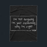 Hoa Gift Quote Personalized Name Funny Birthday Jo Fleece Blanket<br><div class="desc">Hoa Gift Quote Personalized Name Funny Birthday Joke Idea</div>