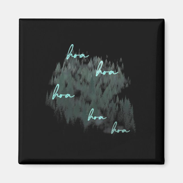 Hoa Hoa Hoa Hoa Season  Magnet (Front)