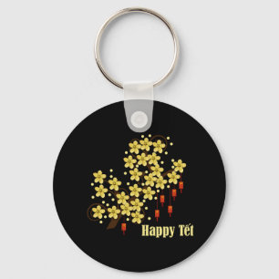 Hoa Mai Tet Design Keychain