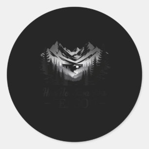 Hoa Season Autumn Fall Mist Trendy Graphic  Classic Round Sticker