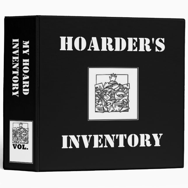 Hoarder's Inventory Binder (Front/Spine)