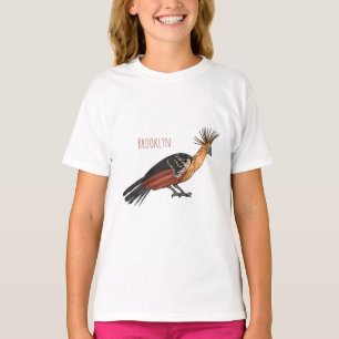 Hoatzin bird cartoon illustration T-Shirt
