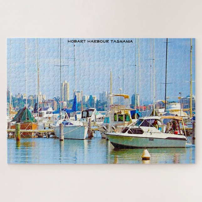 Hobart Harbour Tasmania Jigsaw Puzzle (Horizontal)