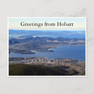 hobart tasmania scenic postcard