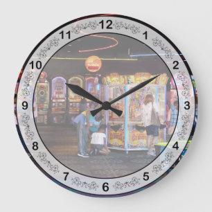 Hobbies - The modern arcade Large Clock
